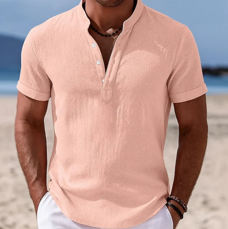 Atlas | Summer Button-Up Short Sleeve Shirt 8