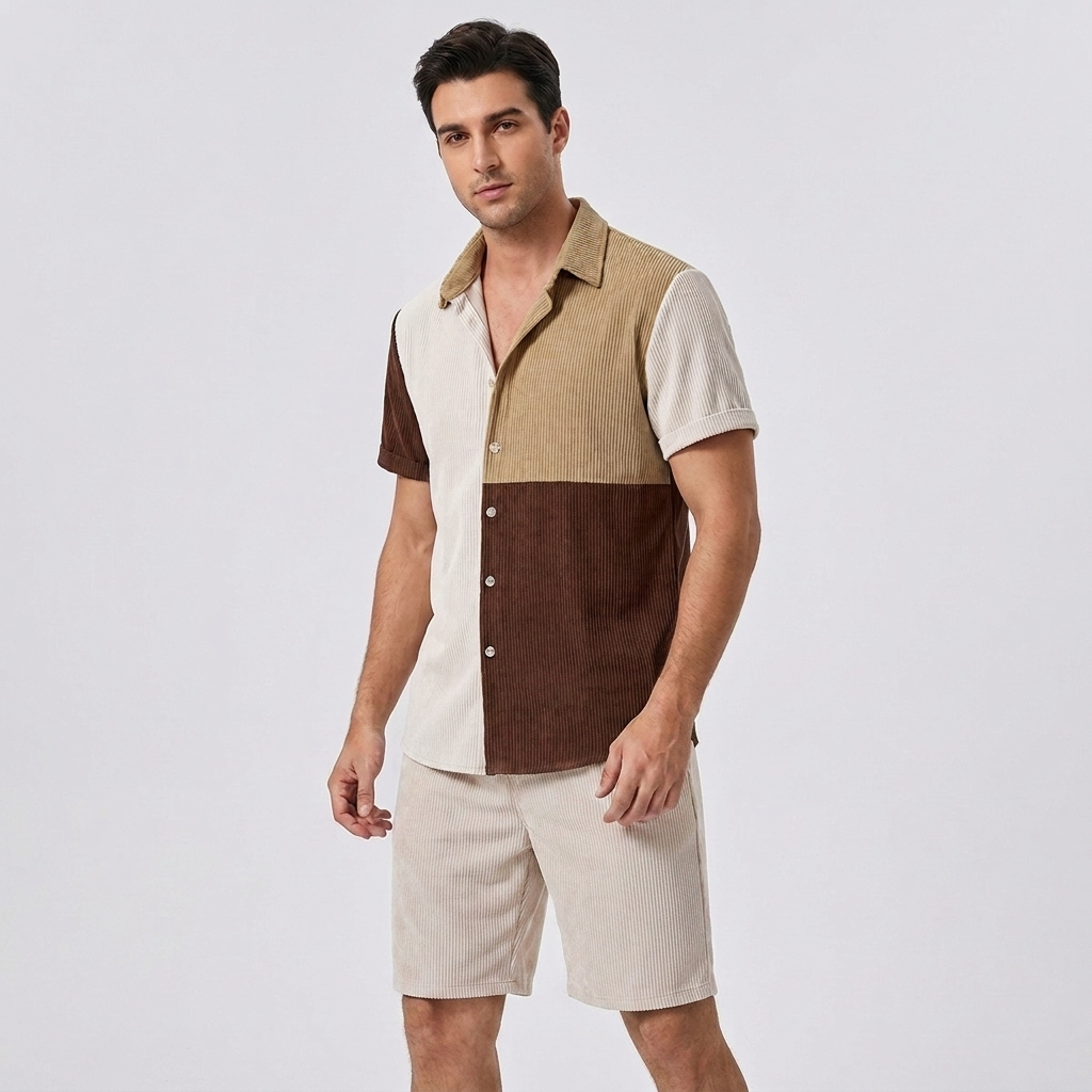 Evelyn | Stylish Colorblock Summer Outfit Set for Women 9