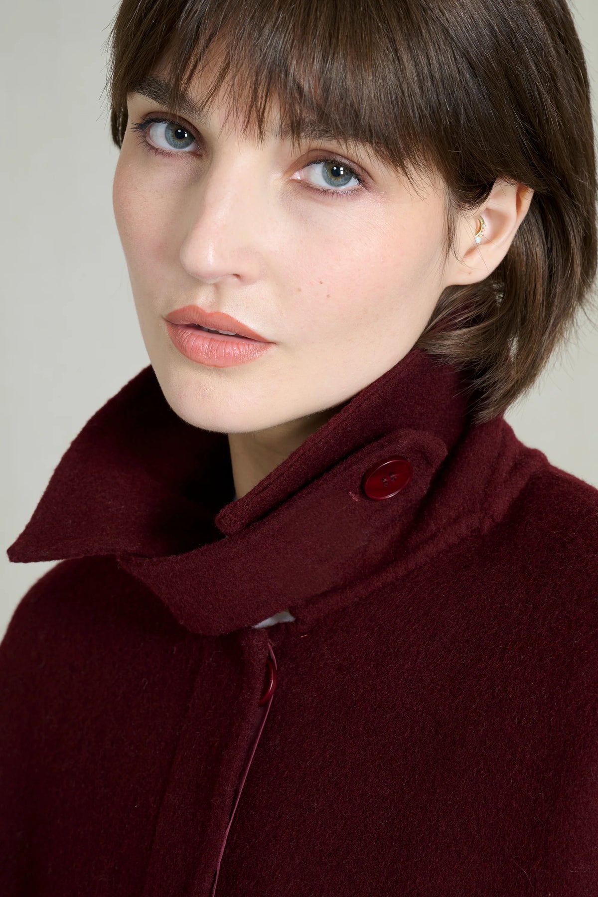 JADE PREMIUM PURE WOOL SHORT COAT 4
