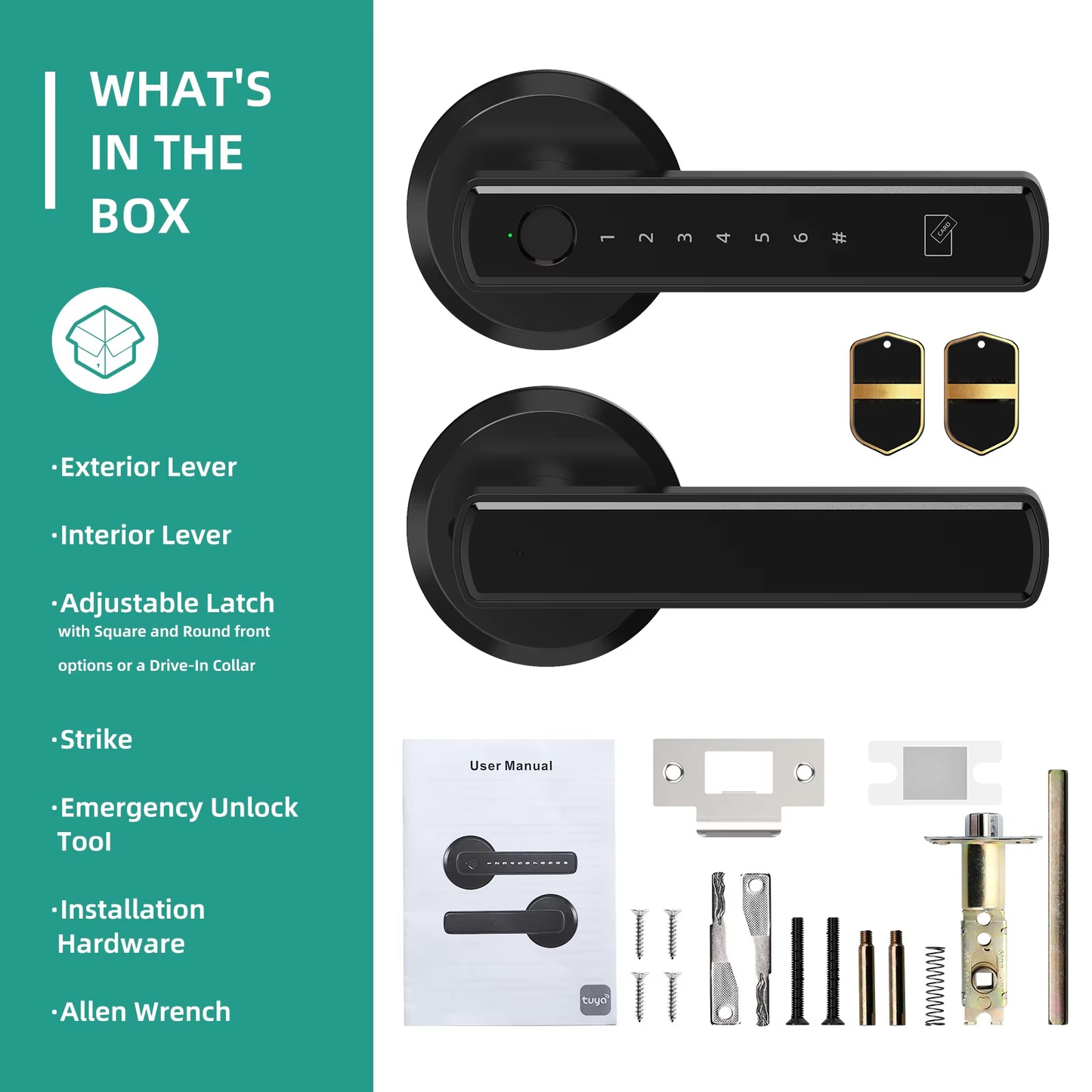 Keyless Entry Door Lock With Handle 2