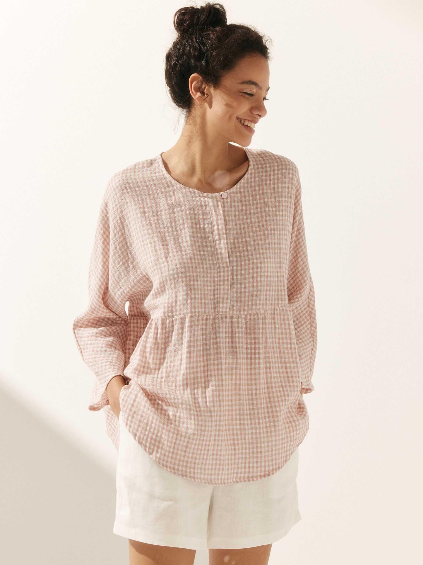 Mason | Stylish Relaxed Linen Blouse for Women 10