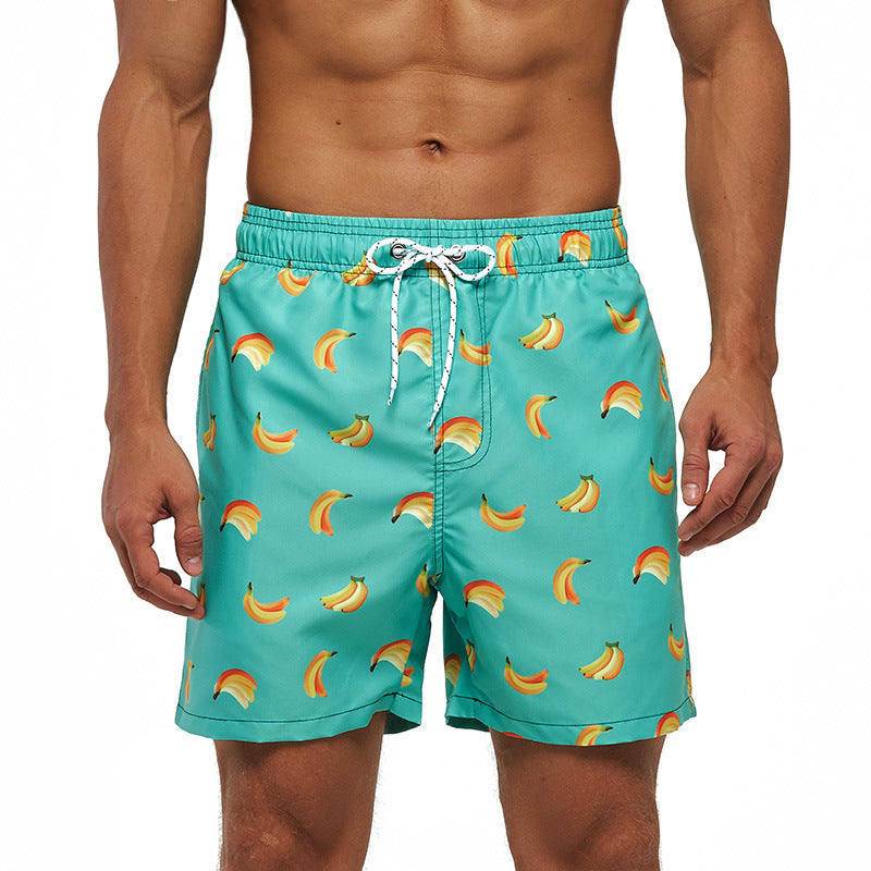 Men’s Quick-Dry Printed Swim Shorts Holiday Beach Trunks 5