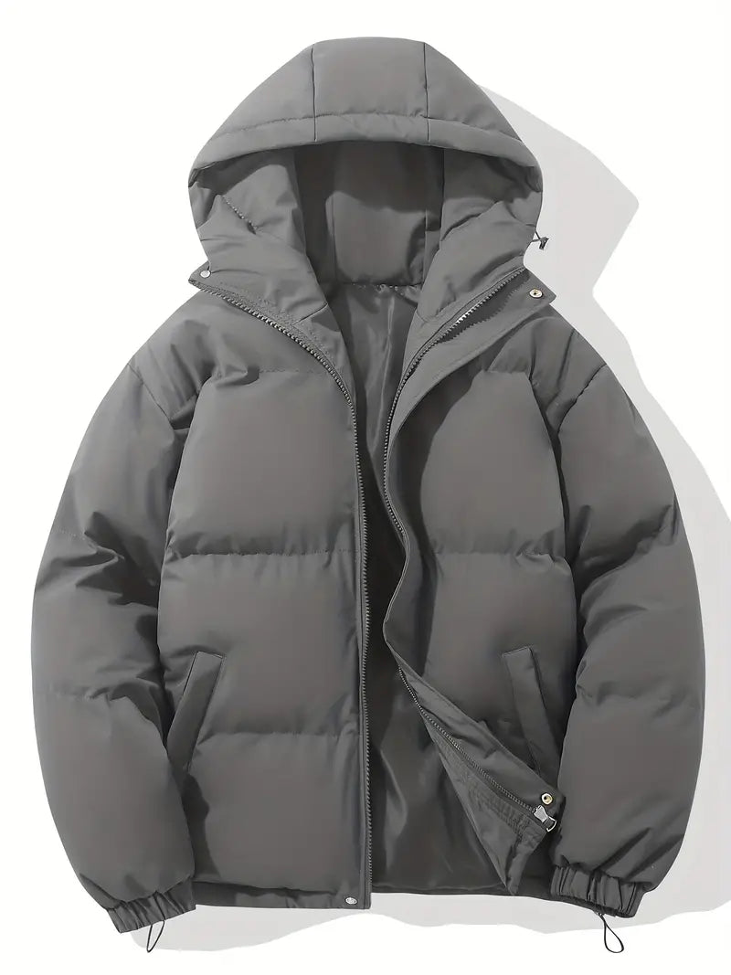 Men's Hooded Down-Insulated Puffer Jacket