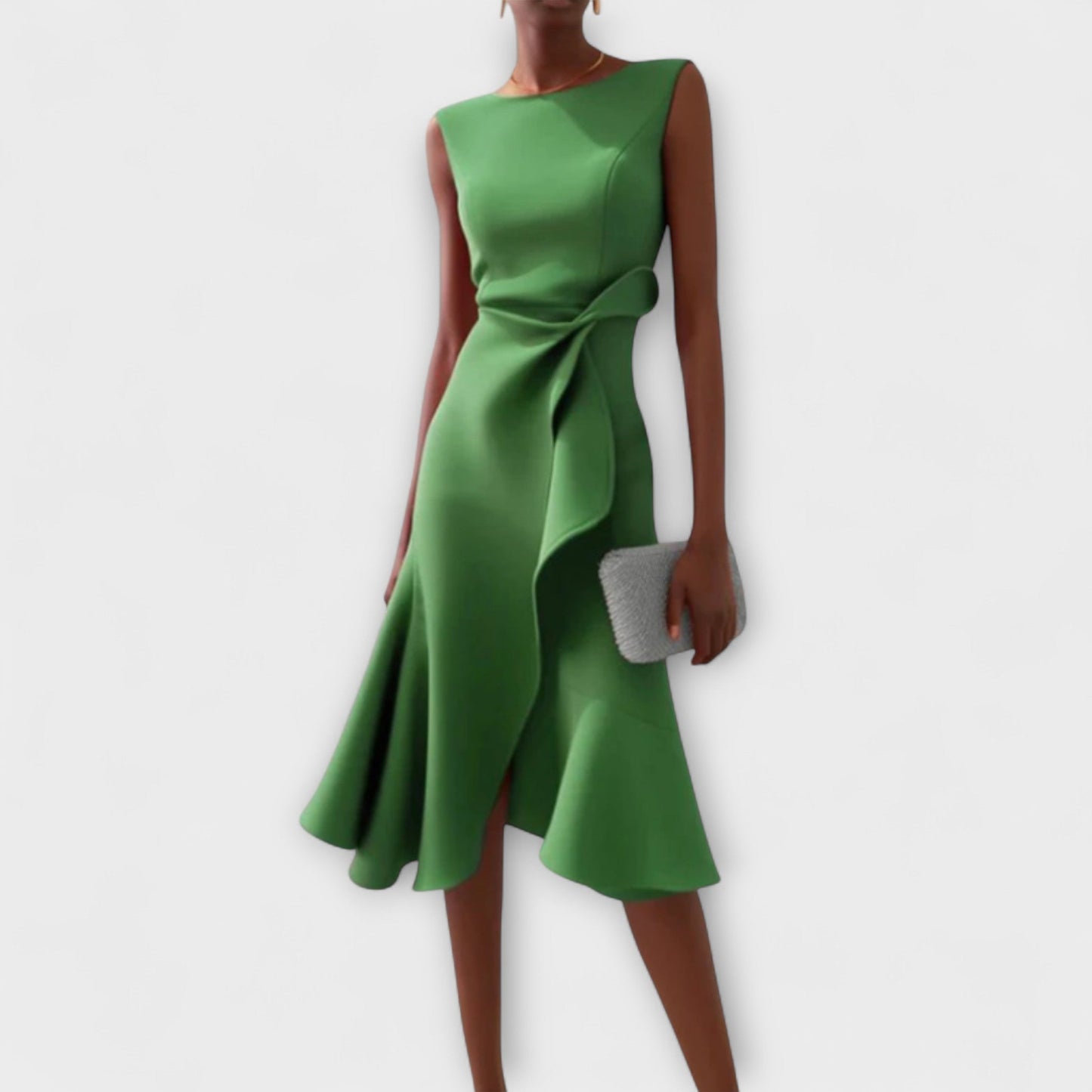 Mila | Ruffle Midi Cocktail Dress 6