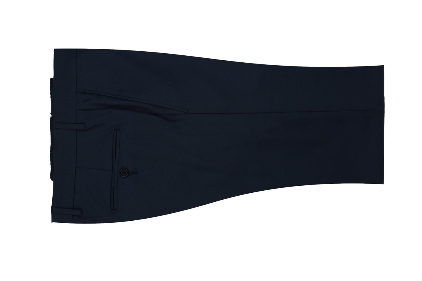 Navy Classic Flat Front Dress Pant 0