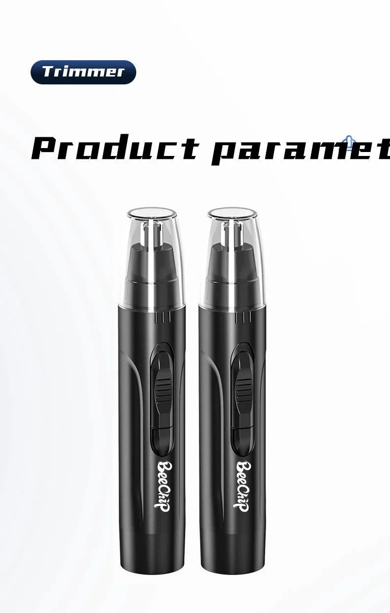 PROFESSIONAL PAINLESS NOSE & EAR HAIR TRIMMER FOR MEN AND WOMEN - RECHARGEABLE 7