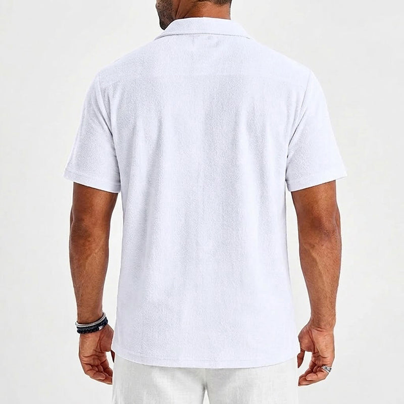 Philip | Linen Short Sleeve Resort Shirt 5