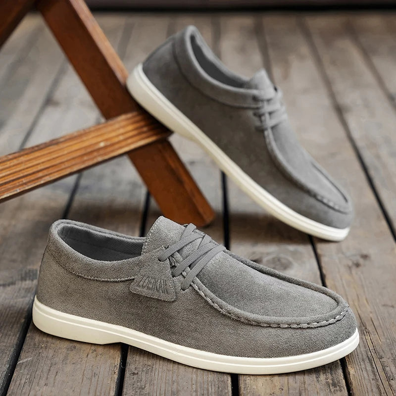 Premium Men’s Suede Slip-On Loafers