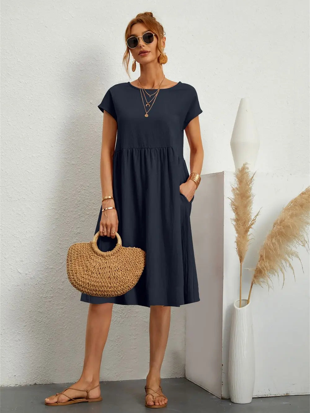 Sophie | Stylish A-Line Summer Dress with Pockets for Women 11