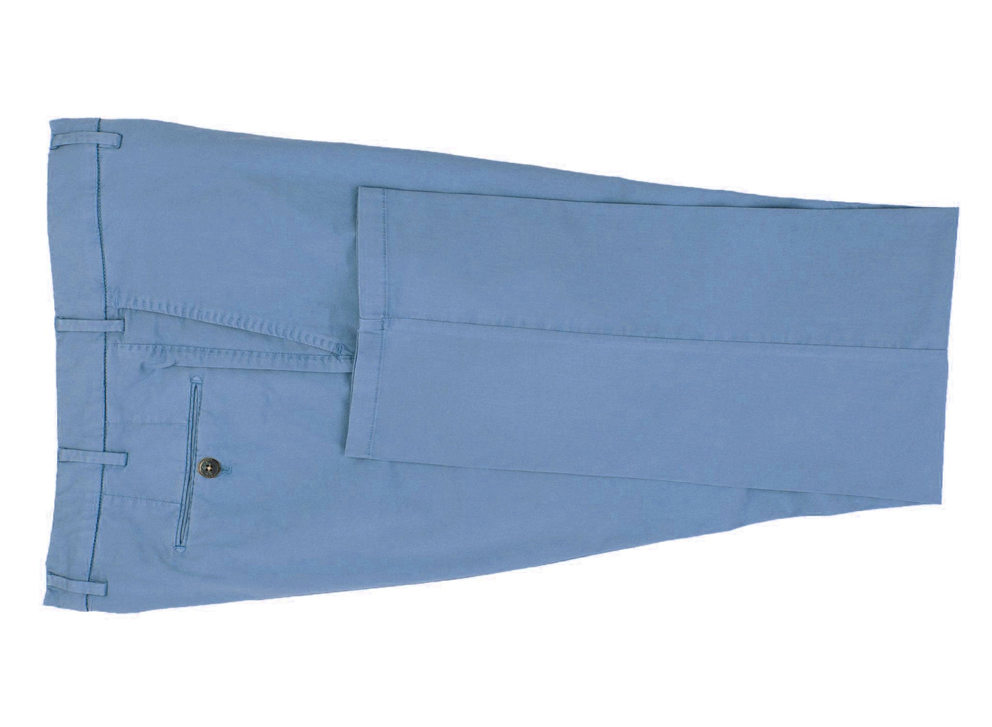 Surf Blue Stretch Cotton Pants 0