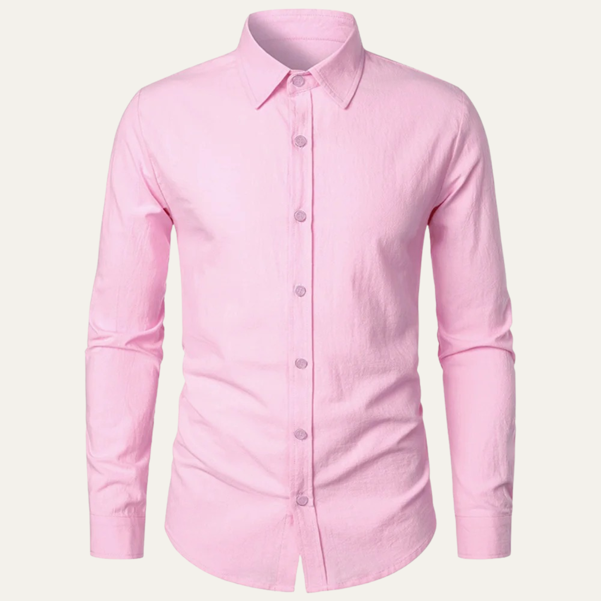 The Quirinale Men’s Lightweight Cotton Linen Business Shirt 2