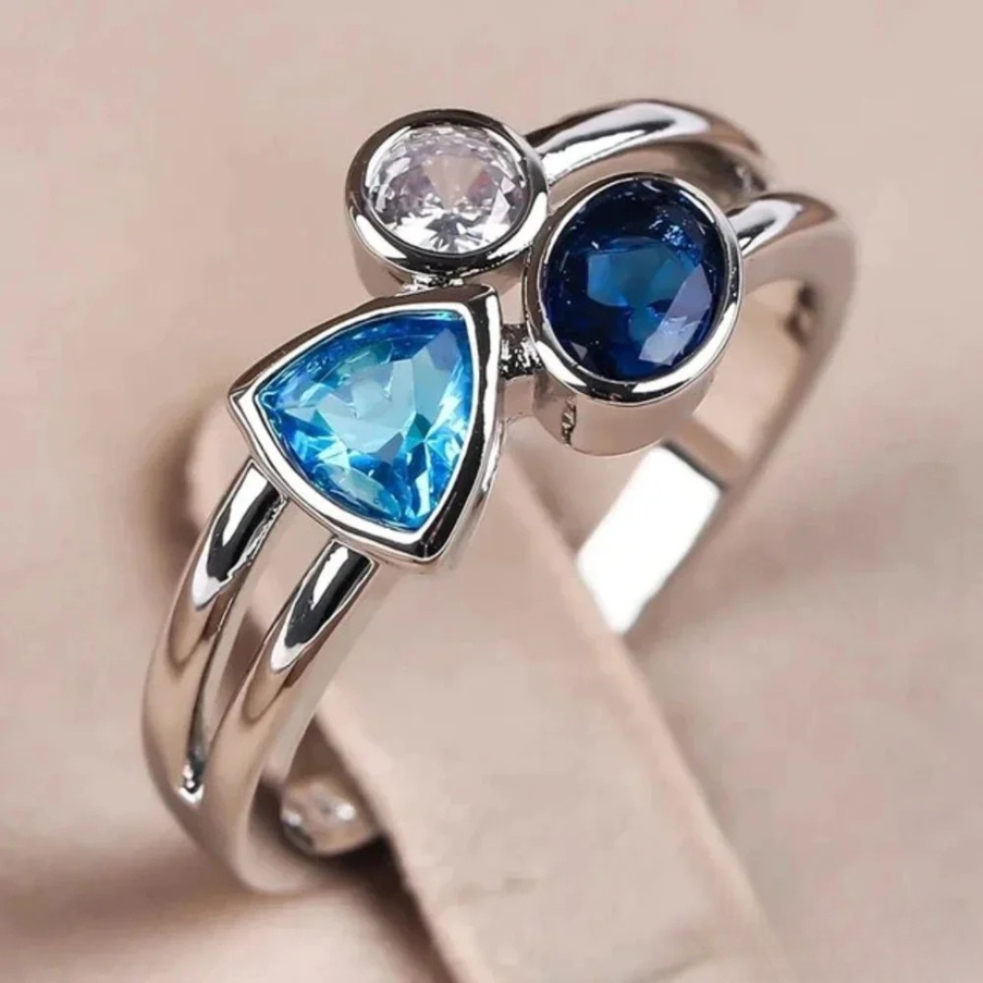 Vintage Blue Stone Ring 0