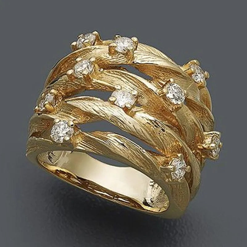 Vintage Boho Gold Ring 1