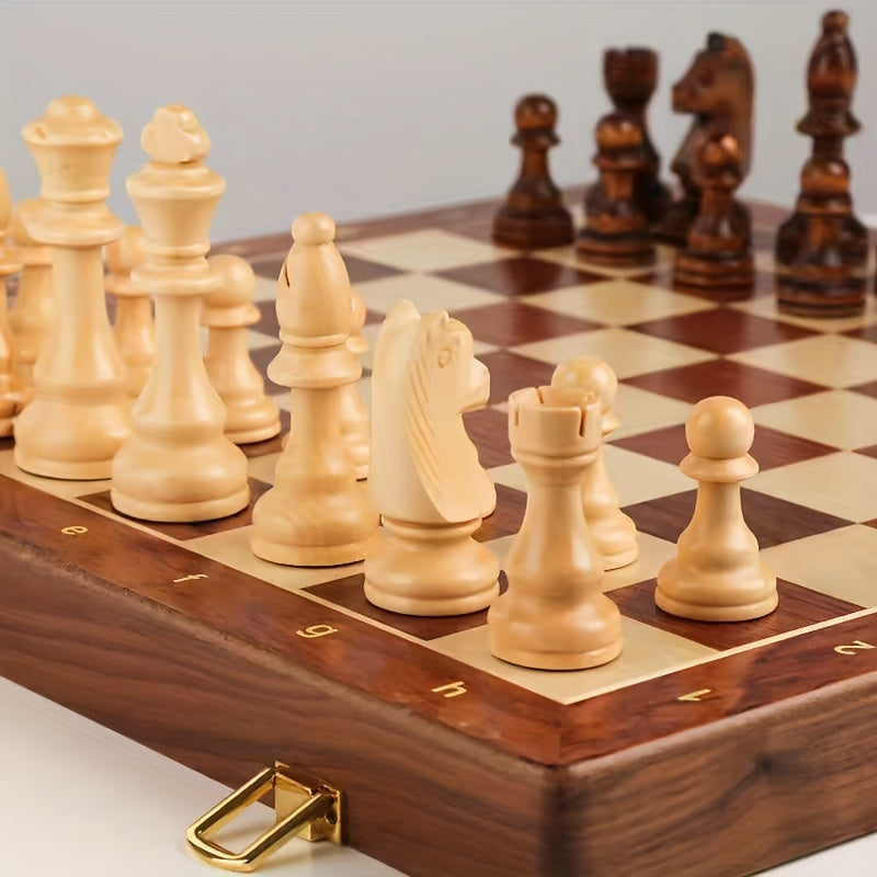 Wooden Chess Set - Perfect for Home and Travel 4
