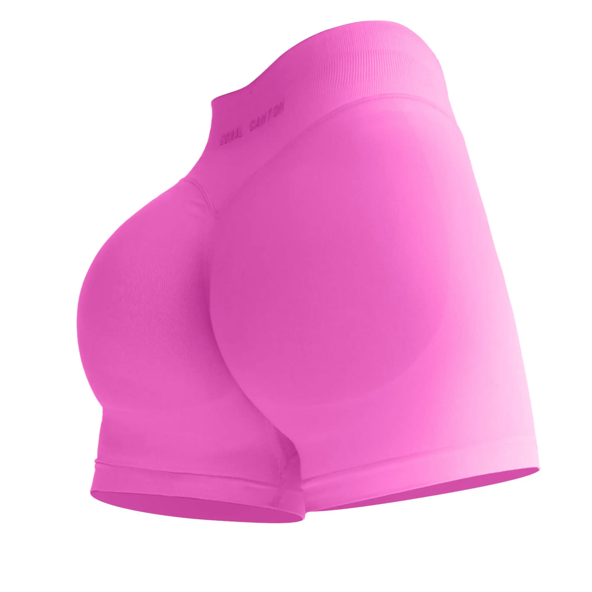 Coral Canton Impact Shorts High Waistband Butt Lifting