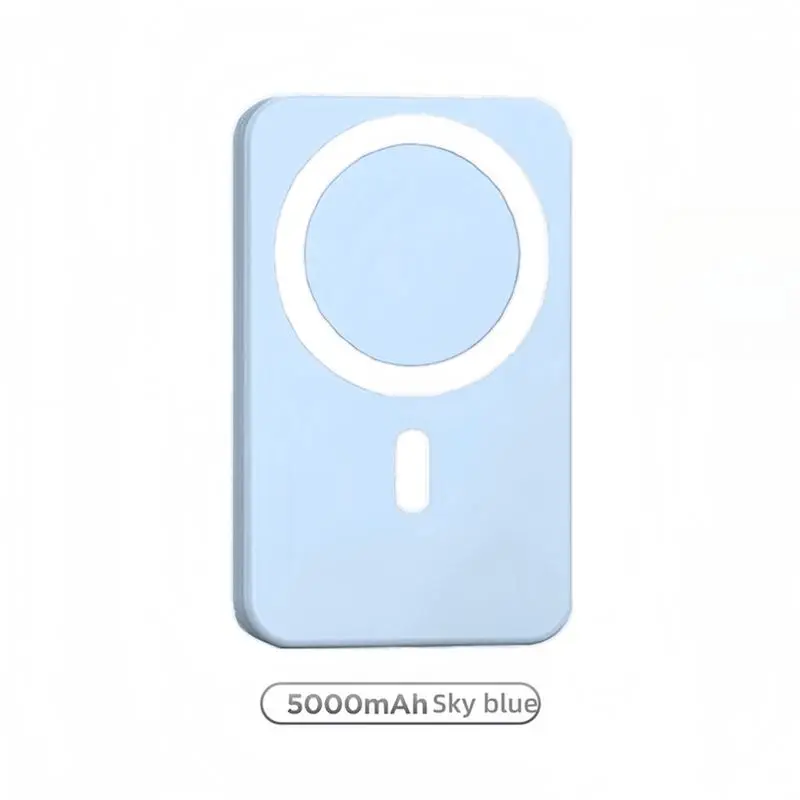 5000Mah Magnetic Power Bank Magsafe Wireless Fast Charger for Iphone 12–17 Pro/Pro Max, Compact Portable Battery Pack