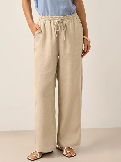 100% Linen Classic Pants LYON 14