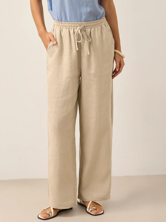 100% Linen Classic Pants LYON 14