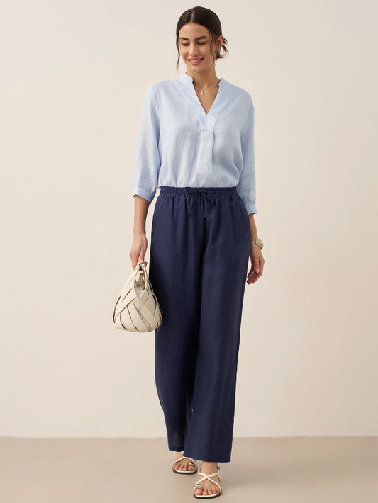 100% Linen Classic Pants LYON 5