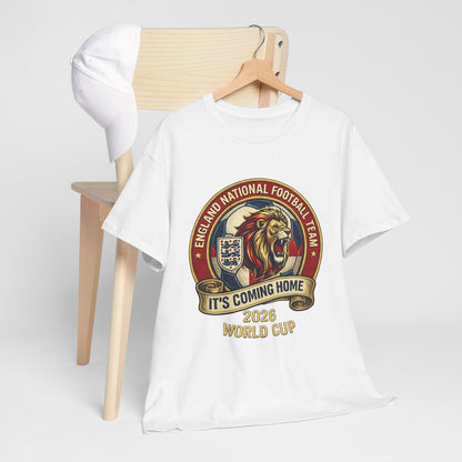 England Football 'It's Coming Home' 2026 World Cup T-Shirt