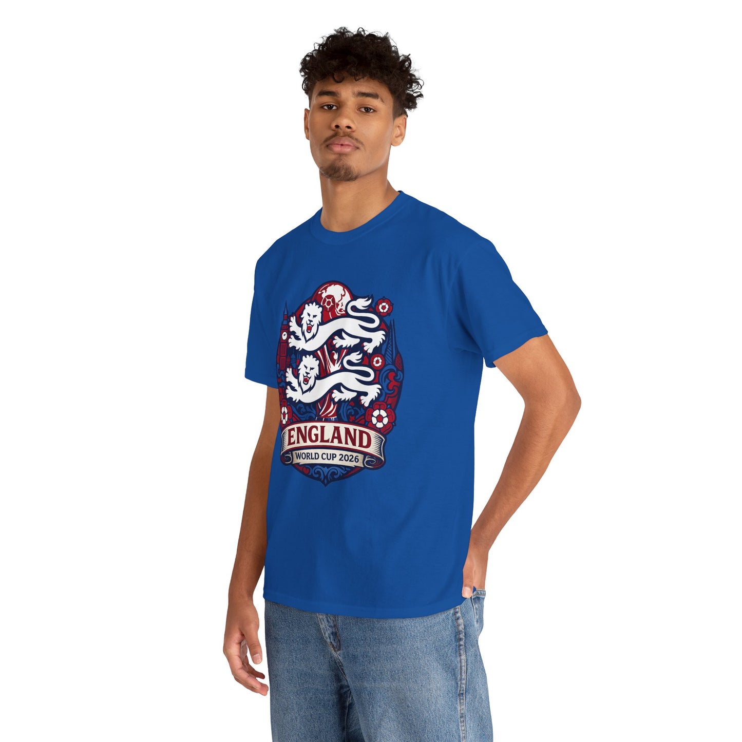 England World Cup 2020 Soccer T-Shirt — Three Lions Football Tee
