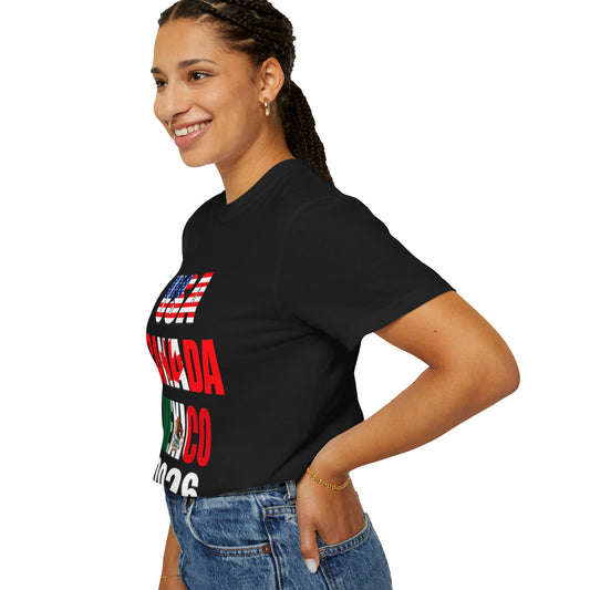 USA Canada Mexico 2026 T-Shirt — North America Soccer Tournament Fan Tee