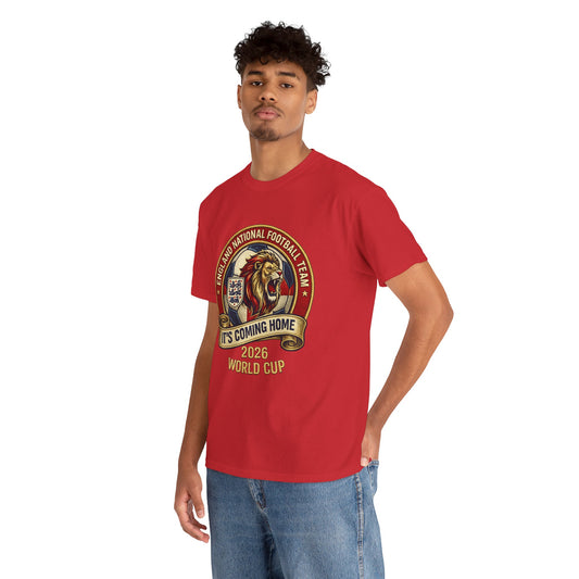 England Football 'It's Coming Home' 2026 World Cup T-Shirt