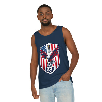 USA Soccer Eagle Tank Top – Patriotic American Soccer Fan Jersey