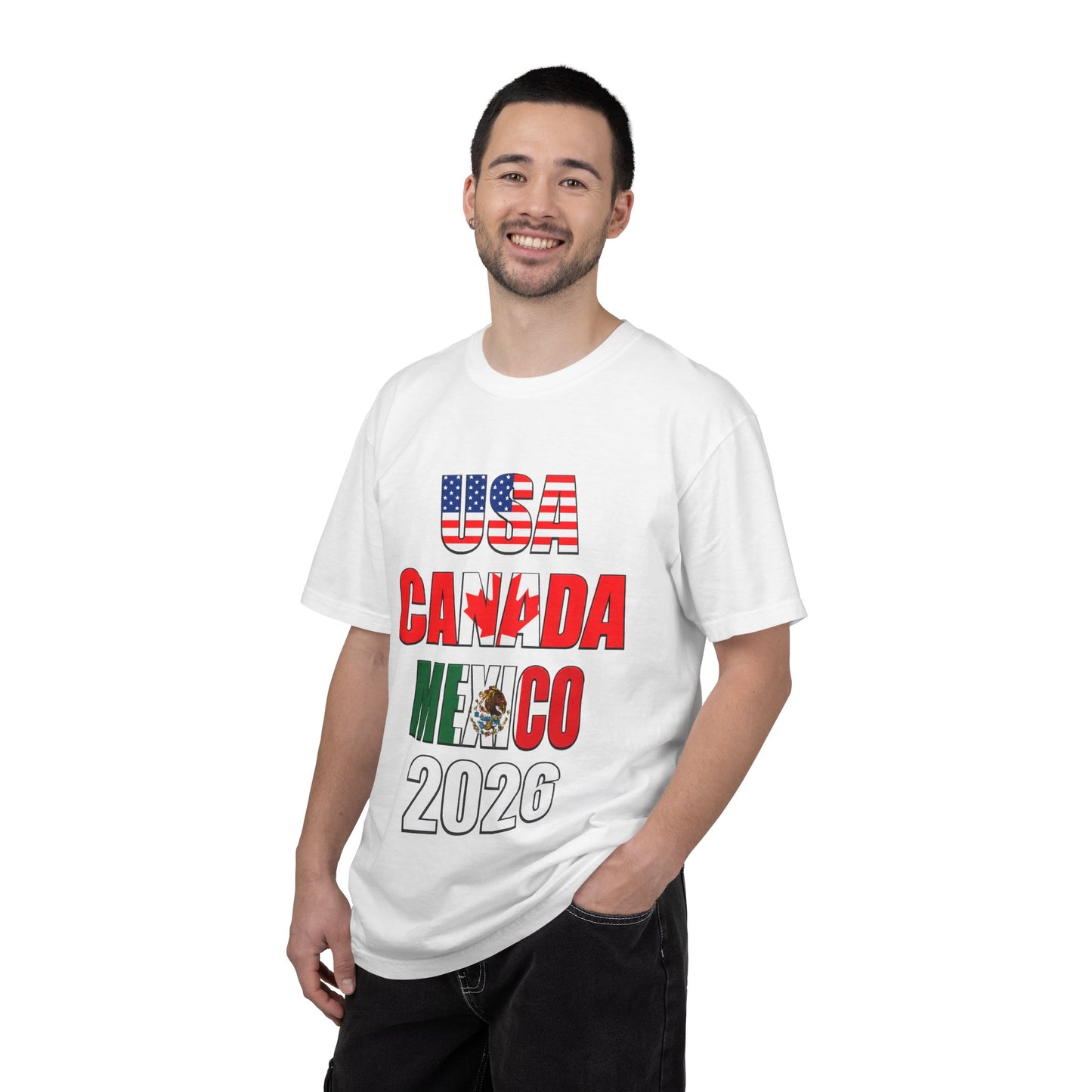USA Canada Mexico 2026 T-Shirt — North America Soccer Tournament Fan Tee