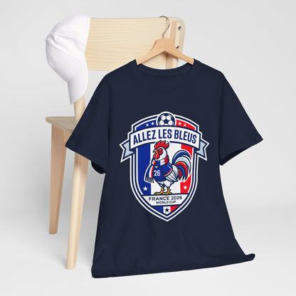 Allez Les Bleus France 2026 Soccer Crest T‑Shirt