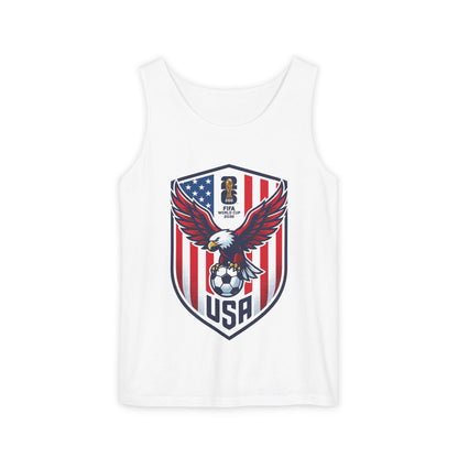 USA Soccer Eagle Tank Top – Patriotic American Soccer Fan Jersey