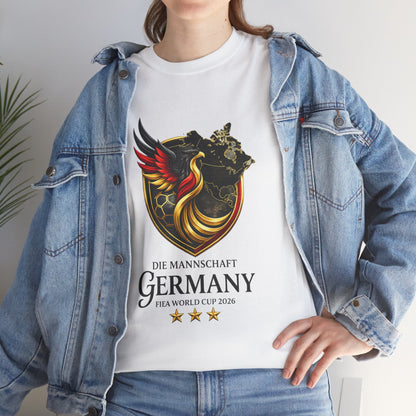 Germany Football Tee — The Mannschaft World Cup 2014 Retro Crest