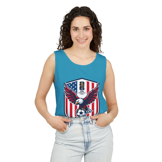 USA Soccer Eagle Tank Top – Patriotic American Soccer Fan Jersey