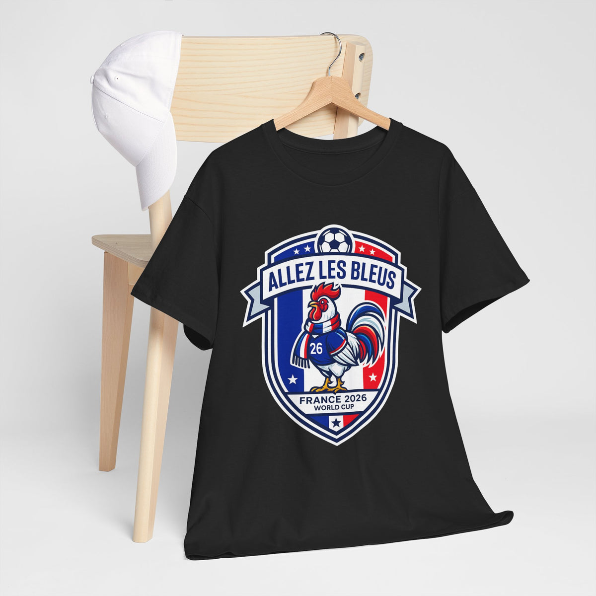 Allez Les Bleus France 2026 Soccer Crest T‑Shirt