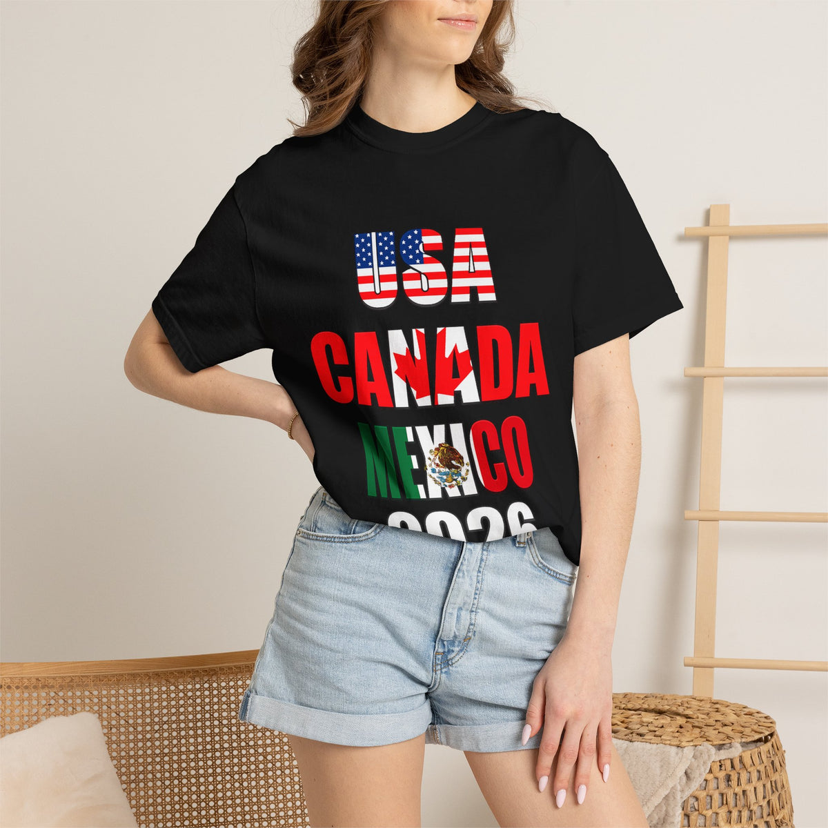 USA Canada Mexico 2026 T-Shirt — North America Soccer Tournament Fan Tee