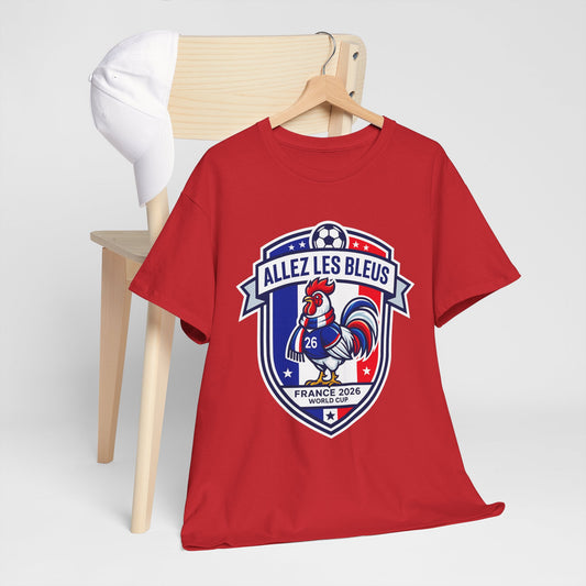 Allez Les Bleus France 2026 Soccer Crest T‑Shirt