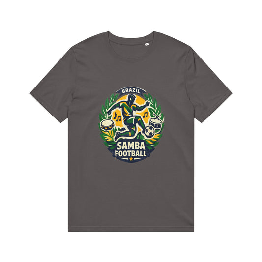 Samba Football T-Shirt — Brazil Soccer Crest Tee