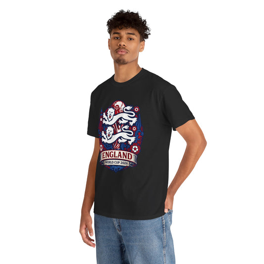 England World Cup 2020 Soccer T-Shirt — Three Lions Football Tee