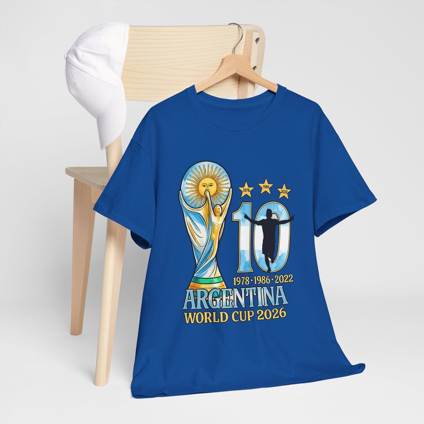 Argentina World Cup 2026 T‑Shirt — 10 Years Tribute Design