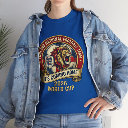 England Football 'It's Coming Home' 2026 World Cup T-Shirt