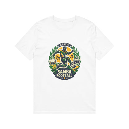 Samba Football T-Shirt — Brazil Soccer Crest Tee