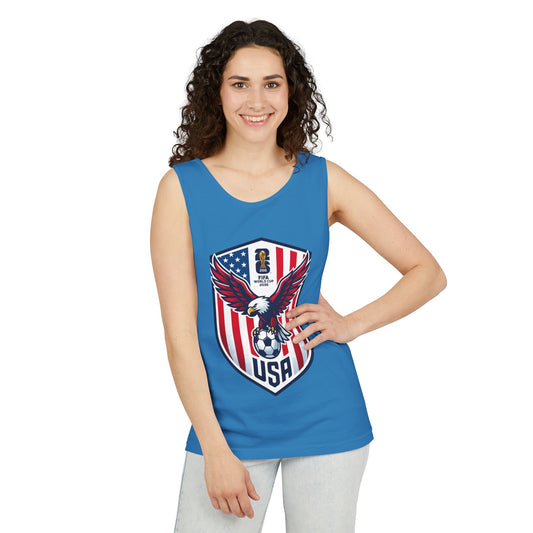 USA Soccer Eagle Tank Top – Patriotic American Soccer Fan Jersey