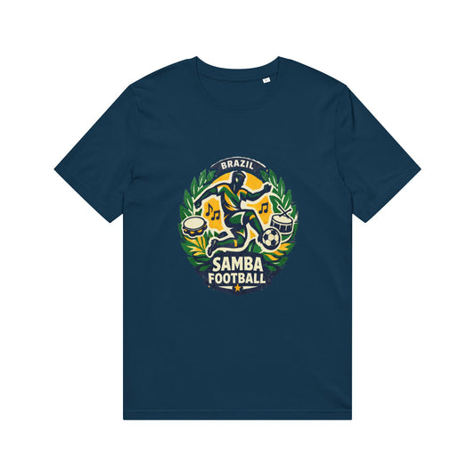 Samba Football T-Shirt — Brazil Soccer Crest Tee