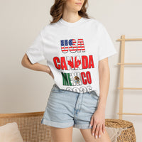USA Canada Mexico 2026 T-Shirt — North America Soccer Tournament Fan Tee
