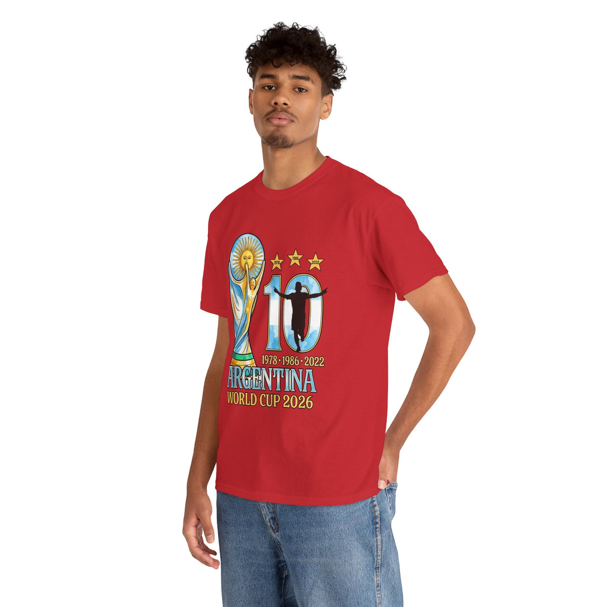 Argentina World Cup 2026 T‑Shirt — 10 Years Tribute Design