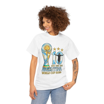 Argentina World Cup 2026 T‑Shirt — 10 Years Tribute Design