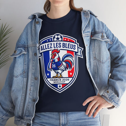 Allez Les Bleus France 2026 Soccer Crest T‑Shirt
