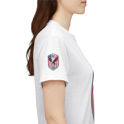 USA Eagle Soccer Shield T‑Shirt — Patriotic American Football Fan Tee