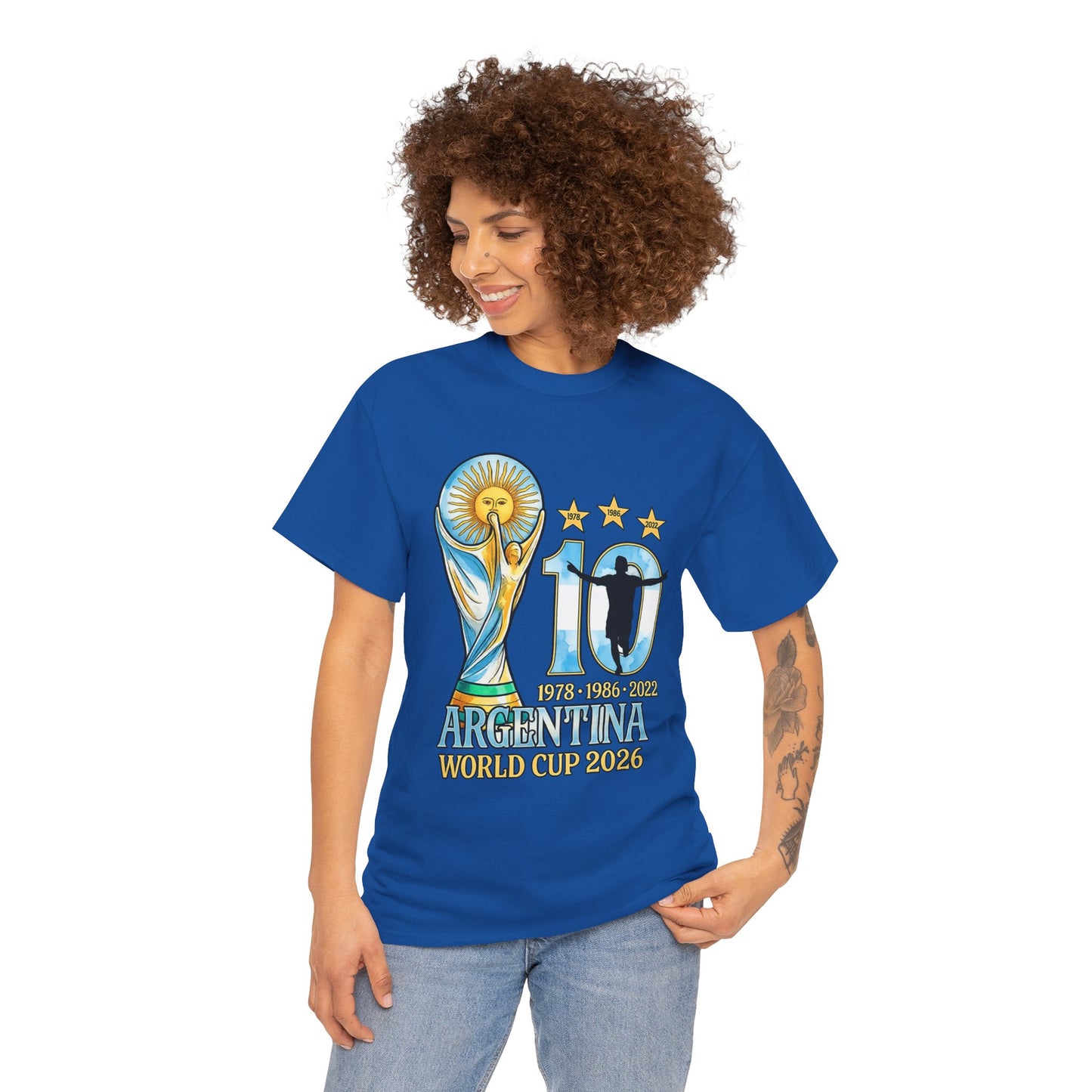 Argentina World Cup 2026 T‑Shirt — 10 Years Tribute Design