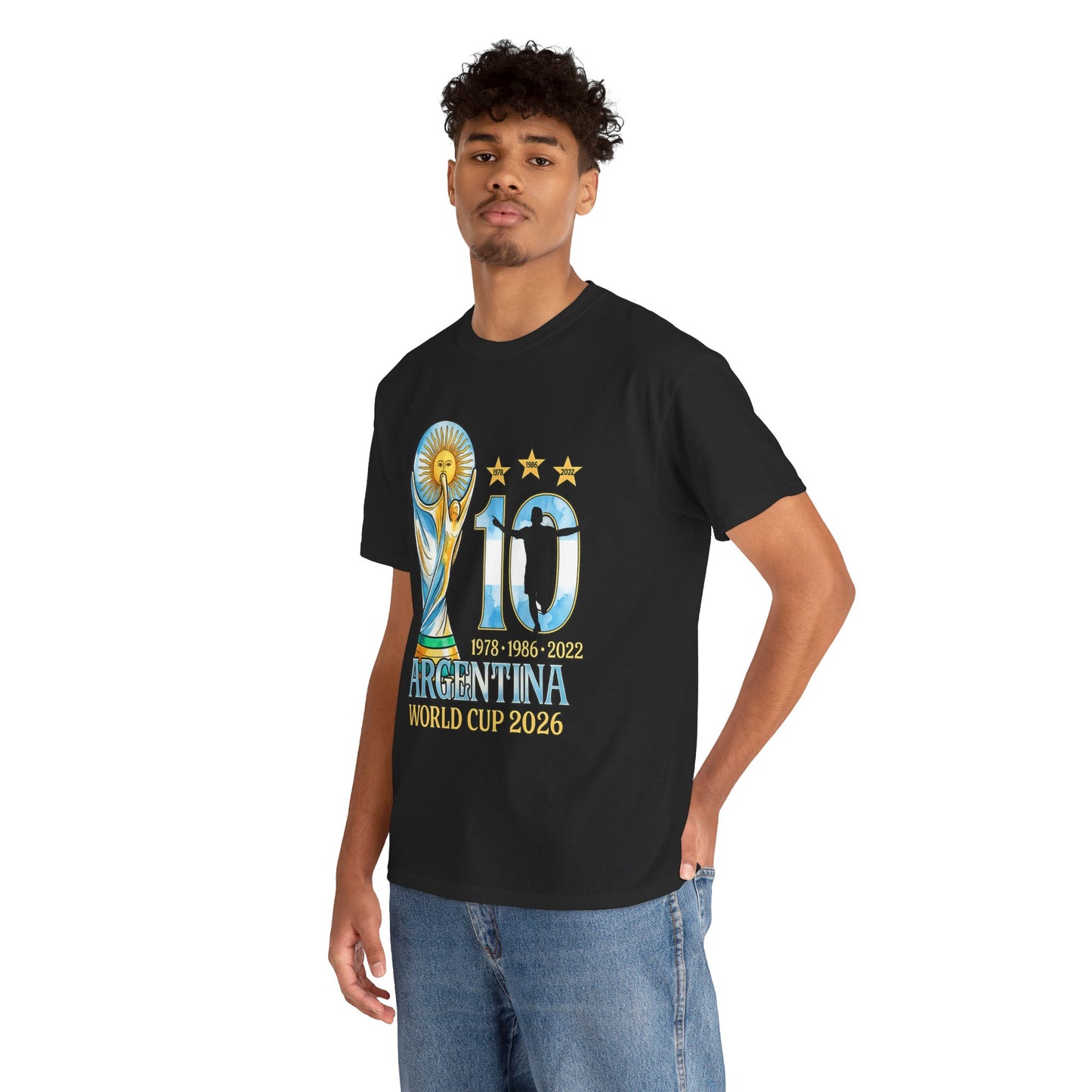 Argentina World Cup 2026 T‑Shirt — 10 Years Tribute Design